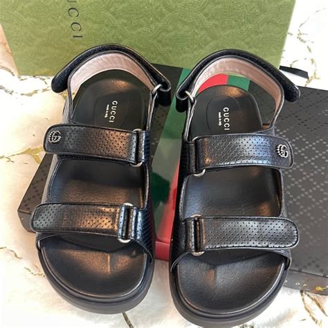 gucci dad sandal|brown sandals white socks dad.